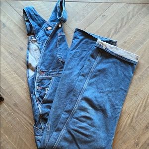 Dickies Denim Overalls Painters Pockets 32x30